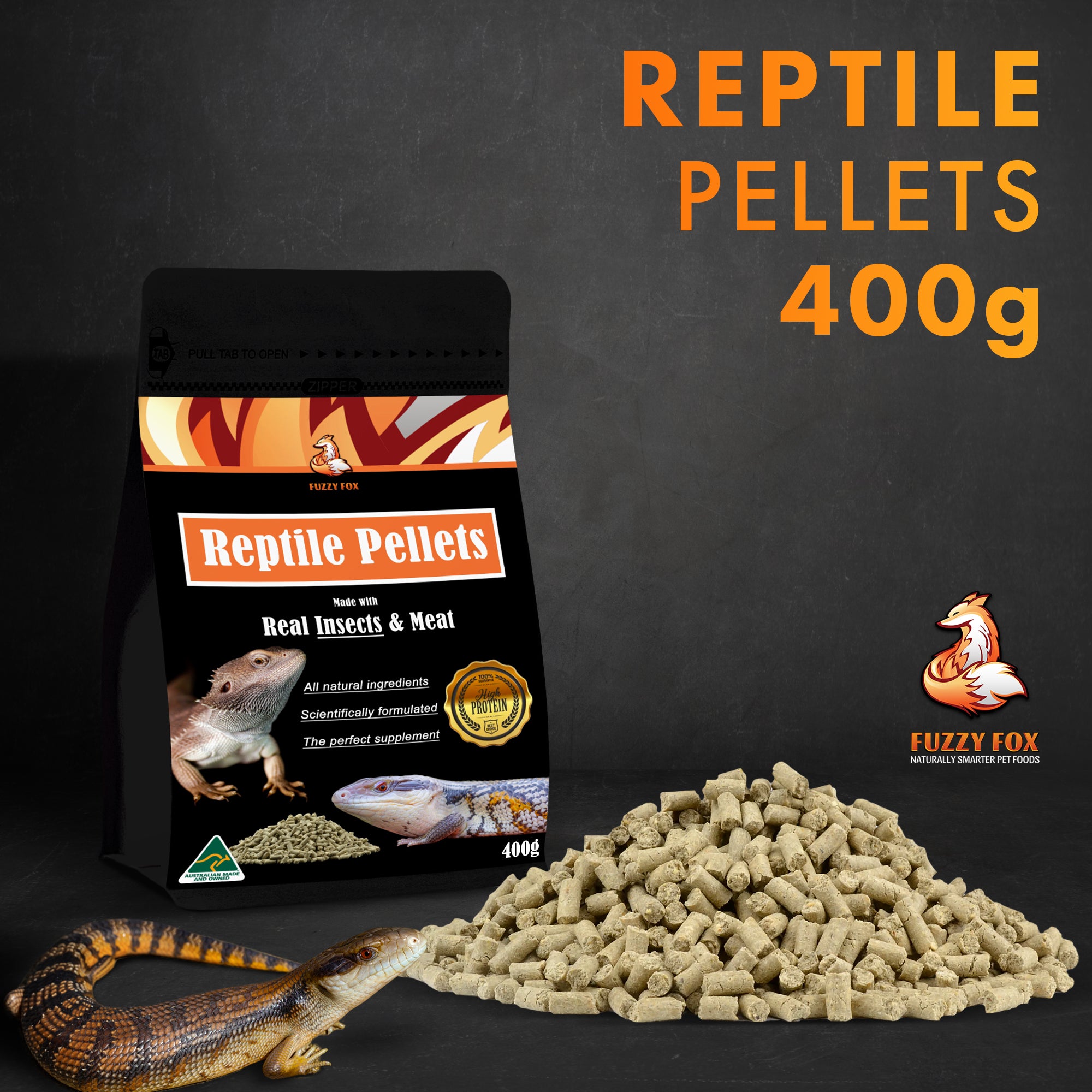 Reptile pellets